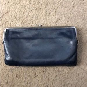 Navy blue hobo wallet